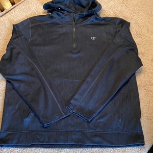 Champion Mens Dri Fit 1/4 zip up Hoodie - sz XXl